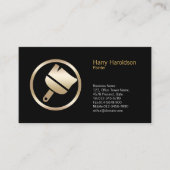 Paint Brush Icon Painter Business Card 名刺 (正面)