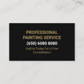 Paint Brush Painter House Painting 名刺 (裏面)