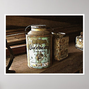 Paint Cans Still Life ポスター