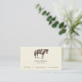 Paint Horse Western Training Business Cards 名刺 (スタンド正面)