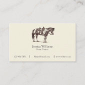Paint Horse Western Training Business Cards 名刺 (正面)