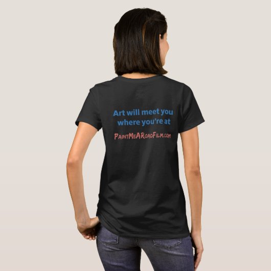 Paint Me a Road Women's T-Shirt Tシャツ (裏面フル)