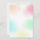 Paint Party Art Birthday Invitation 招待状 (裏面)