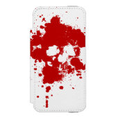 Paint Skull Incipio iPhoneウォレットケース (フォリオ 正面)