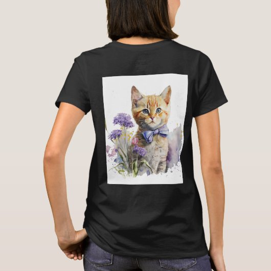 Paint Soaked Baby Dragon Funny Tシャツ (裏面)