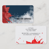 Paint Splash | Expressive Texture 名刺 (正面/裏面)