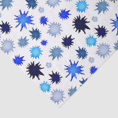 Paint Splash in Blue Pattern 薄葉紙 (詳細)