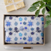 Paint Splash in Blue Pattern 薄葉紙 (ギフト)