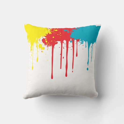 Paint Splatter クッション (裏面)