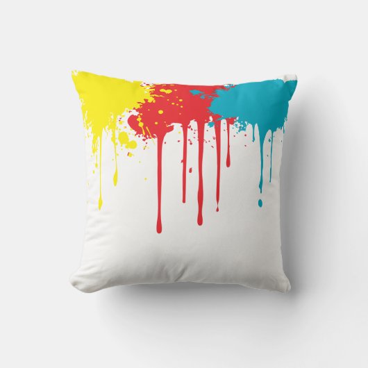 Paint Splatter クッション (正面)