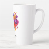 paint splatter explosion カフェラテマグ (右)