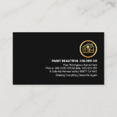 Paint Splatter Home Painting Service 名刺 (裏面)