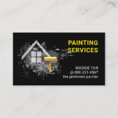 Paint Splatter Home Painting Service 名刺 (正面)