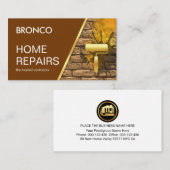 Paint Splatter On Brick Wall 名刺 (正面/裏面)