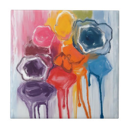 Paint Splatter | Watercolor Artist Painting タイル