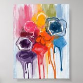 Paint Splatter | Watercolor Artist Painting ポスター (正面)