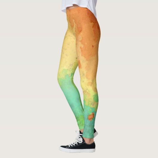 Paint Stain Leggings  レギンス (左)