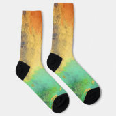 Paint Stain Sustainable Premium Crew Socks ソックス (右)