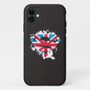 Paint Strokes British S-Shield iPhone 11 ケース