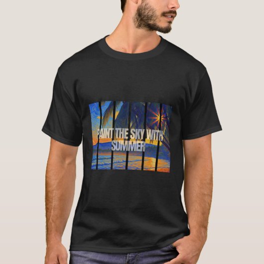 Paint The Sky With Summer Impressionist Tシャツ (正面)