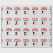 PaintBall Warriorをテーマにしたグラフィック ラッピングペーパー (フラット)