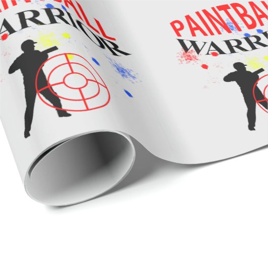 PaintBall Warriorをテーマにしたグラフィック ラッピングペーパー (ロールコーナー)