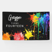 Paintballing Birthday Party 横断幕 (横)