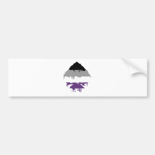 Paintdripの無性エース バンパーステッカー