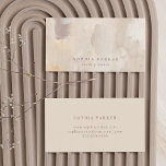 Painted Abstract | Elegant Minimalist Neutral 名刺<br><div class="desc">These elegant,  minimalist business cards feature a modern abstract swirled paint look in neutral and natural shades of light brown,  tan,  and beige.</div>