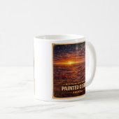 Painted Badlands Starlit Arizona Morning コーヒーマグカップ (正面右)