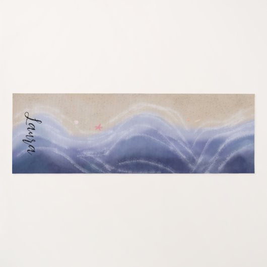 Painted beach ヨガマット (正面(横))