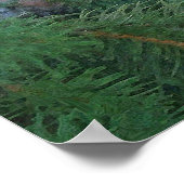 Painted Blue Jay ポスター (角)