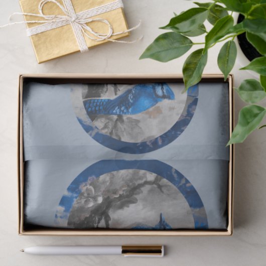 Painted bluejay DBL 薄葉紙 (ギフト)