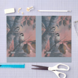 Painted Chickadees DBL 薄葉紙