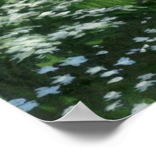 Painted Country Dirt Road Poster ポスター (角)