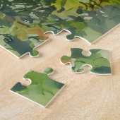 Painted Deer Mom and Baby ジグソーパズル (側面)