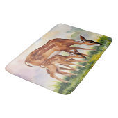 Painted Deer Mom and Baby バスマット (アングル)