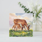 Painted Deer Mom and Baby 招待状 (スタンド正面)