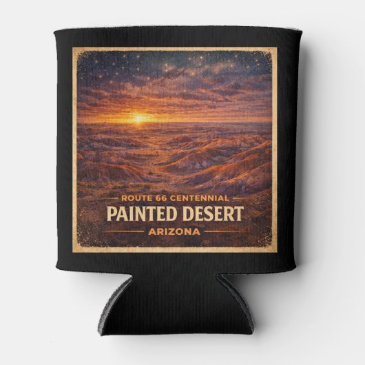 Painted Desert Arizona Route 66 Centennial 缶クーラー (正面)