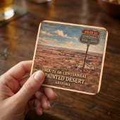 Painted Desert Centennial Table Protection スクエアペーパーコースター