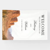 Painted Desert Landscape Welcome Wedding  横断幕 (横)