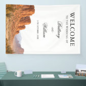 Painted Desert Landscape Welcome Wedding  横断幕 (トレードショー)