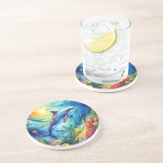 Painted Dolphin コースター (側面)