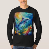 Painted Dolphin Tシャツ (正面)