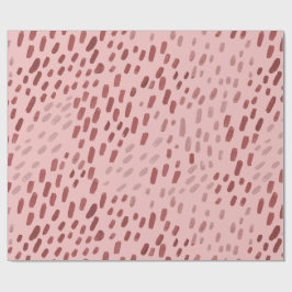 Painted Dots Blush Pink ラッピングペーパー