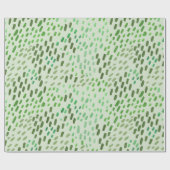 Painted Dots Pattern – Hand-Painted Abstract Brush ラッピングペーパー (フラット)
