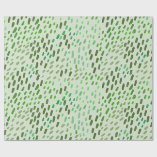 Painted Dots Pattern – Hand-Painted Abstract Brush ラッピングペーパー