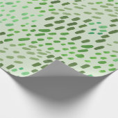 Painted Dots Pattern – Hand-Painted Abstract Brush ラッピングペーパー (角)