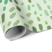 Painted Dots Pattern – Hand-Painted Abstract Brush ラッピングペーパー (ロールコーナー)