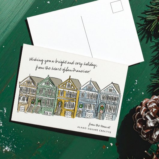 Painted Ladies San Francisco Travel シーズンポストカード